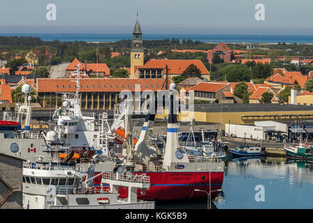 Il porto di Skagen Danimarca Foto Stock