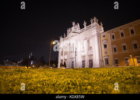 Piazza San Giovanni in Laterano a Roma, Italia Foto Stock