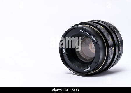 Helios 44-2 vintage URSS lente manuale Foto Stock