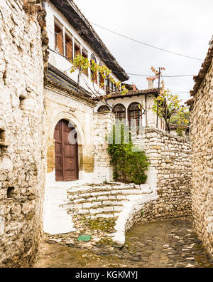 La città di berat in Albania Foto Stock