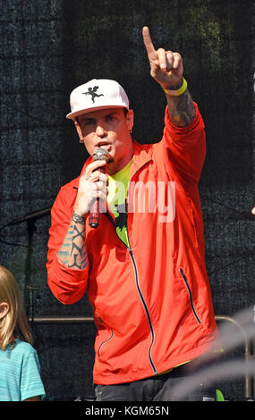 New YORK, NY - 05 AGOSTO: Il rapper Vanilla Ice è stato visto il 5 agosto 2016 a New York City. Persone: Vaniglia Ice Transmission Ref: Mnc77 Hoo-Me.com / Mediapunch Foto Stock