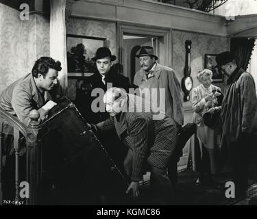 Il Ladykillers (1951) , Herbert Lom , Peter Sellers , Cecil Parker ,Danny Green Foto Stock