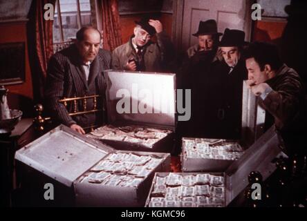 Il Ladykillers (1951) , Herbert Lom , Peter Sellers , Cecil Parker ,Danny Green Foto Stock