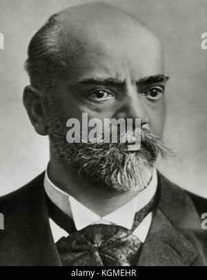 Antonin Dvorak Leopoldo (1841-1904). Il compositore ceco. ritratto. la fotografia. Foto Stock