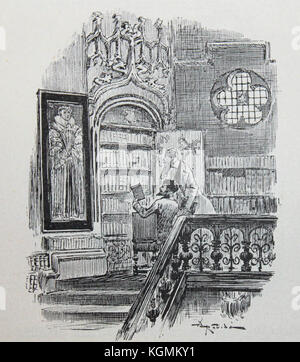 Albert Robida - Octave Uzanne 1888 Foto Stock