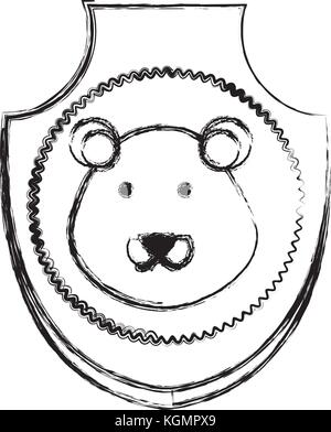 Trofeo di caccia icona Illustrazione Vettoriale