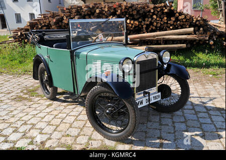 Bmw dixie - la prima vettura realizzata dalla BMW dal 1928 al 1931, era una Austin 7 costruiti sotto licenza il primo modello ad utilizzare i 3 pedali si usano ancora adesso Foto Stock