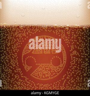 birra scura Illustrazione Vettoriale