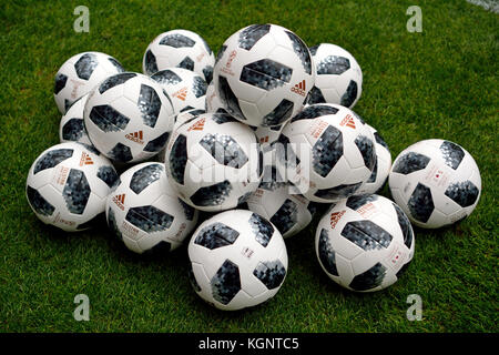 Mosca, Russia. 10th Nov 2017. Partite ufficiali della Coppa del mondo 2018 allo stadio Luzhniki di Mosca. Credit: Alizada Studios/Alamy Live News Foto Stock