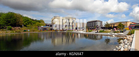 Panorama, Telford Parco Comunale, Shropshire Foto Stock