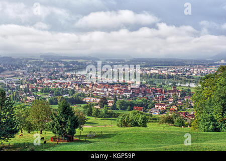 Paesaggio urbano di Klingnau (Svizzera) Foto Stock