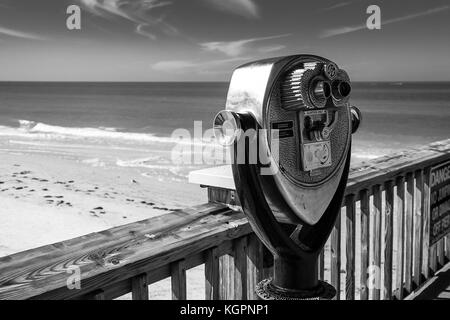 Mirino, la pesca del molo, fort mayers, Florida. Foto Stock