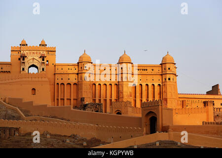 Forte Amer, Jaipur, Rajasthan, India. Foto Stock