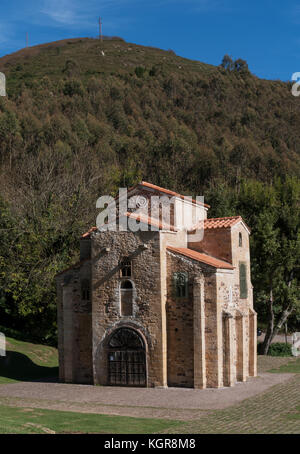 La Iglesia San Miguel de Lillo Foto Stock