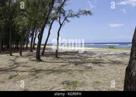 Esperienza sulla spiaggia pubblica di Pomponette Foto Stock