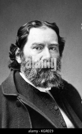 James RUSSELL LOWELL (1819-1891) poeta e diplomatico americano circa 1870 Foto Stock