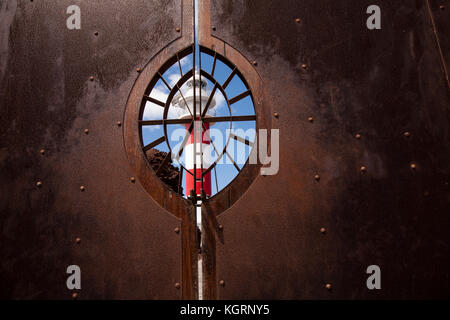 Faro di Punta de Teno, tenerife, Spagna Foto Stock
