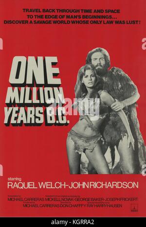 Un milione di anni B.C. (1966) Film Poster , John Richardson data: 1966 Foto Stock