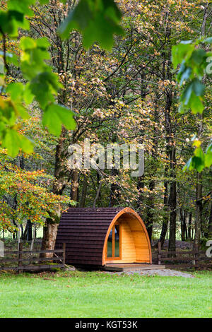 Camping pod in grande langdale campeggio, parco nazionale del distretto dei laghi, cumbria, England Regno Unito Foto Stock