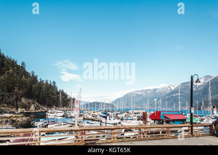 Foto di baia a ferro di cavallo di West Vancouver, BC, Canada Foto Stock