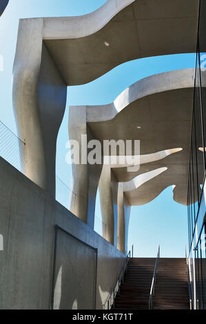 Alpes-Maritimes (06), Mentone. le musée Jean Cocteau de l'architecte Rudy Ricotti construit en 2008 //France, Alpes-Maritimes (06), Menton. Jean Cocctea Foto Stock