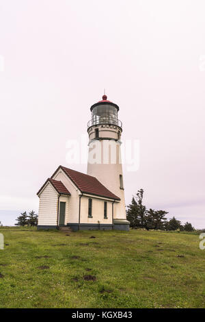 Port orford,Oregon,Stati Uniti d'America - 7 giugno 2017 : vista di cape blanco faro Foto Stock