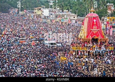 Jagannath rath yatra, puri, odisha, India, Asia Foto Stock