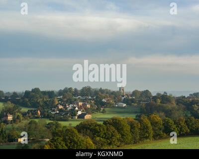 Vista aerea di Egerton, Kent, Regno Unito Foto Stock