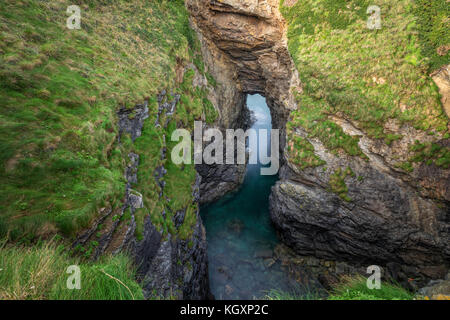 Lundy Bay, Cornovaglia, Regno Unito Foto Stock