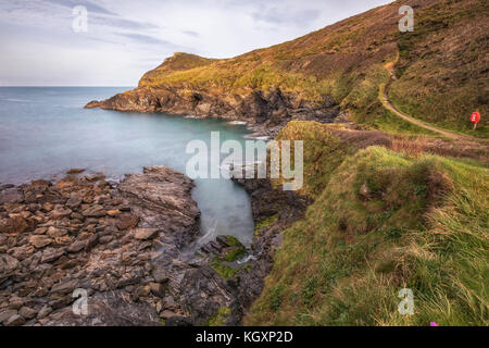 Lundy Bay, Cornovaglia, Regno Unito Foto Stock