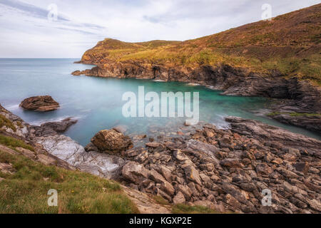 Lundy Bay, Cornovaglia, Regno Unito Foto Stock