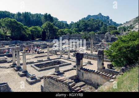 La Francia. BOUCHES-DU-Rhône (13). ALPILLES PARCO REGIONALE. SAINT-REMY DE PROVENCE. GLANUM, sito archeologico romano? OPPIDUM Foto Stock