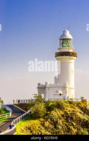 Byron Bay Lighthouse, Nuovo Galles del Sud, Australia Foto Stock