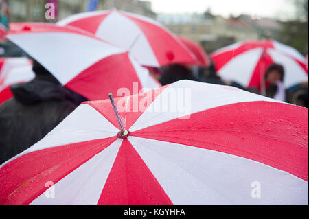 Gdansk, Polonia. Xi Nov, 2017. L indipendenza nazionale Parade durante il polacco giorno dell indipendenza nazionale a Danzica, Polonia. Xi Nov, 2017.. Credito: Wojciech Stróżyk/Alamy Live News Foto Stock