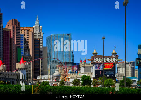 Las vegas strip hotels 2012 Foto Stock