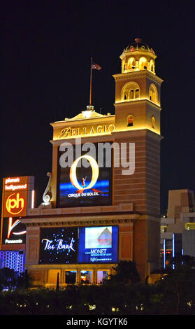 Las vegas strip hotels 2012 Foto Stock