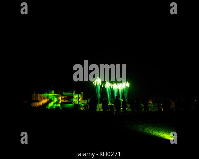 Castello di Leeds Fireworks Spectacular, Maidstone, Kent, regno unito 05 novembre 2017 Foto Stock