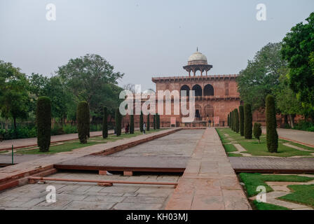 Il museo al Taj Mahal complesso in Agra, India. Foto Stock