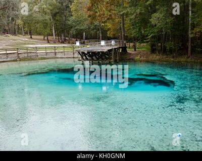 Gilchrist Blue Springs State Park, Florida, Stati Uniti d'America Foto Stock