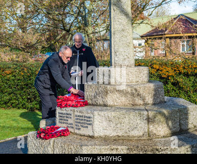 Giorno del Ricordo a East Budleigh Foto Stock