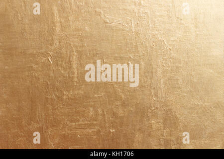 Golden texture di sfondo fino vicino Foto Stock