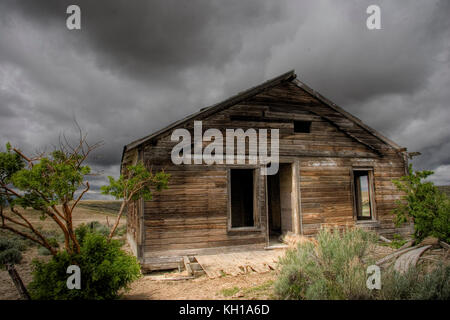 Ferris Ghost Town, Wy. A nord di Rawlins sulla Rt 287 circa 24 miglia a nord (circa 5 miglia a sud di Lamont svoltare a destra (est) sulla Carbon County Route 100, Foto Stock