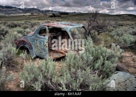 Ferris Ghost Town, Wy. A nord di Rawlins sulla Rt 287 circa 24 miglia a nord (circa 5 miglia a sud di Lamont svoltare a destra (est) sulla Carbon County Route 100, Foto Stock