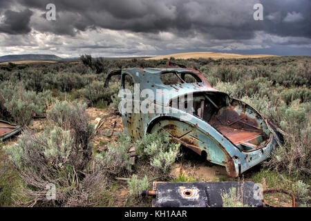 Ferris Ghost Town, Wy. A nord di Rawlins sulla Rt 287 circa 24 miglia a nord (circa 5 miglia a sud di Lamont svoltare a destra (est) sulla Carbon County Route 100, Foto Stock