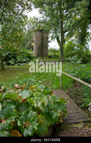 Westonbury Mill, Pembridge, Herefordshire con proprietari Sally e Richard PIM. Foto Stock