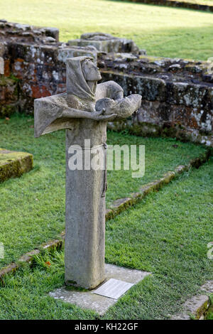 Mount Grace Priory certosini - Madonna della Croce Foto Stock