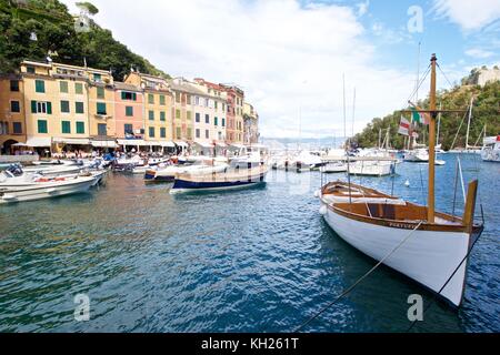 Portofino, Italia Foto Stock