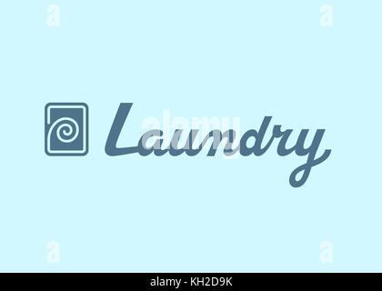 Logo bucato emblema disegno vettoriale Illustrazione Vettoriale