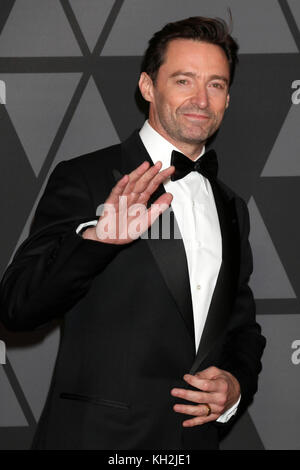 Hollywood, Ca. 11th novembre 2017. Hugh Jackman al 9th Annual Governors Awards dell'AMPAS presso la Dolby Ballroom di Hollywood, California, l'11 novembre 2017. Credito: David Edwards/Media Punch/Alamy Live News Foto Stock