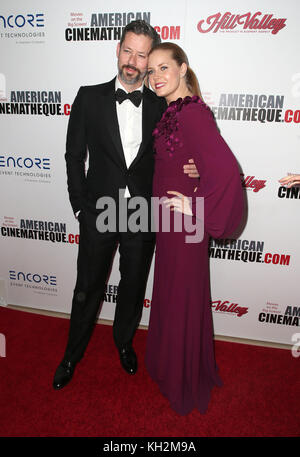 Beverly Hills, California, Stati Uniti. 10 novembre 2017. 10 novembre 2017 - Beverly Hills, California - Amy Adams, Darren le Gallo. 31° gala annuale di American Cinematheque Awards tenutasi presso il Beverly Hilton Hotel. Credito fotografico: F. Sadou/AdMedia credito: F. Sadou/AdMedia/ZUMA Wire/Alamy Live News Foto Stock